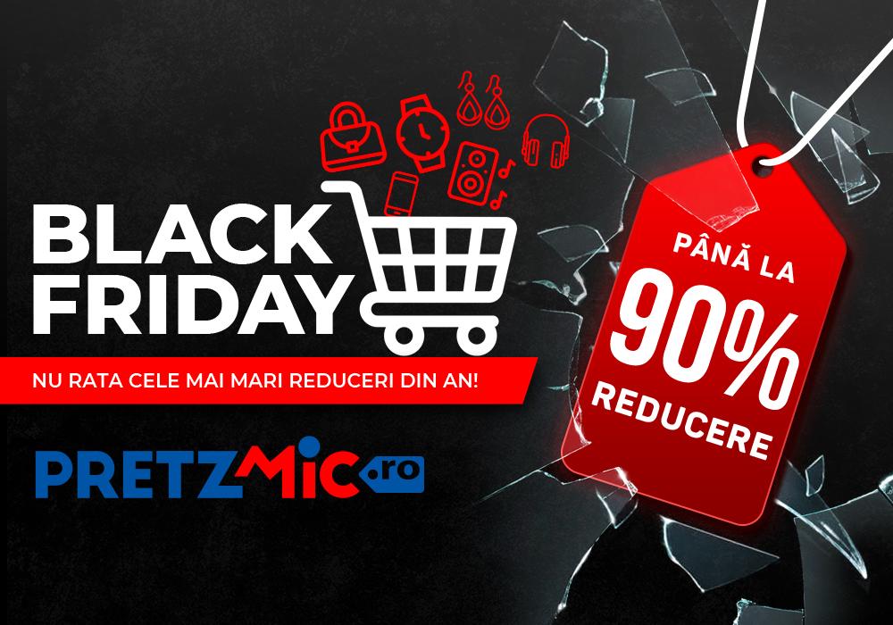 Black Friday 2021: retailerul low-cost PretzMic.ro anunță reduceri de până la 90% și livrare gratuită la comenzile plătite cu cardul